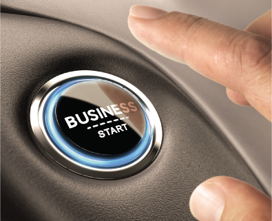 button to start your business